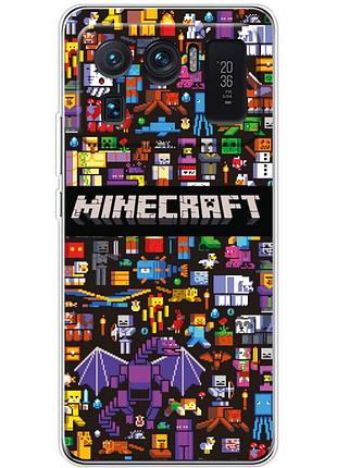 Чохол силіконовий з картинкою на xiaomi mi 11 ultra (майнкрафт, minecraft)