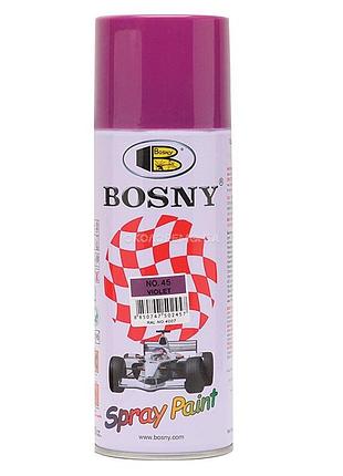 Акриловая аэрозольная краска bosny фиолетовый 400мл