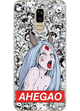 Чехол силиконовый с картинкой на samsung galaxy j8 2018 (j810) (аниме, anime)