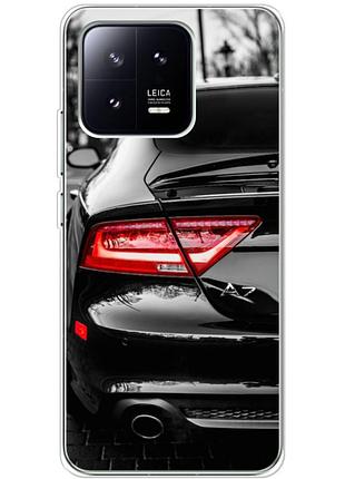Чехол силиконовый с картинкой на xiaomi 13 (машина, audi a7)