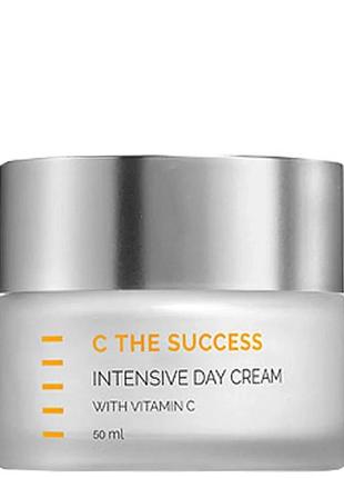 Інтенсивний денний зволожуючий крем з вітаміном c holy land cosmetics c the success intensive day cream 50 мл
