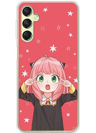 Чехол силиконовый с картинкой на samsung galaxy a24 (a245) (аниме, anime)