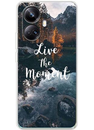 Чохол силіконовий з картинкою на realme 10 pro plus (природа, озеро в горах)