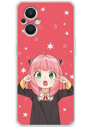 Чохол силіконовий з картинкою на oppo reno 7 lite 5g (аніме, anime)