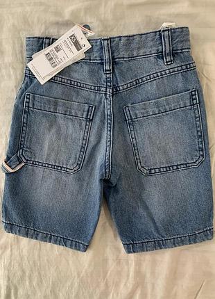 Джинсові шорти бермуди benetton 4-5 р. 110 см
