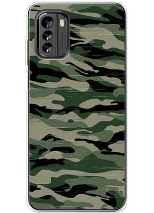 Чохол силіконовий з картинкою на nokia g60 (патріотичний, камуфляж)