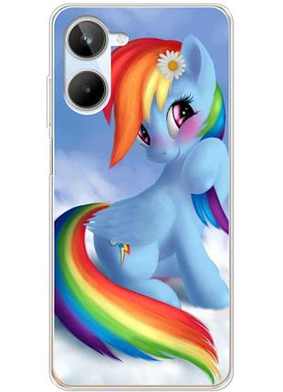 Чохол силіконовий з картинкою на realme 10 4g (літл поні, my little pony)