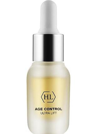 Концентрат для миттєвого ефекту ліфтингу holy land cosmetics age control ultra lift 15 мл