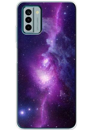 Чехол силиконовый с картинкой на nokia g22 (космос)