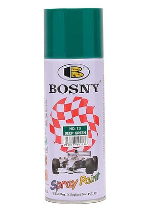 Акриловая аэрозольная краска bosny темно зеленый 400мл