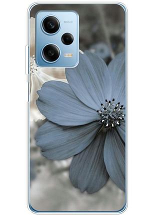 Чехол силиконовый с картинкой на xiaomi redmi note 12 pro plus 5g (цветок гербера)