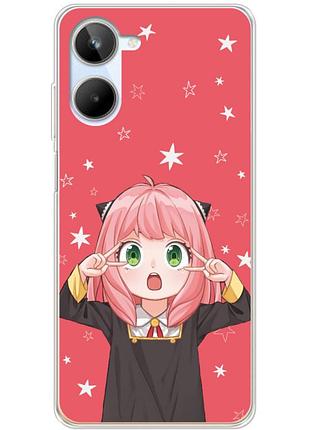 Чехол силиконовый с картинкой на realme 10 4g (аниме, anime)