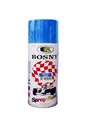 Акрилова аерозольна фарба bosny синій 400 мл