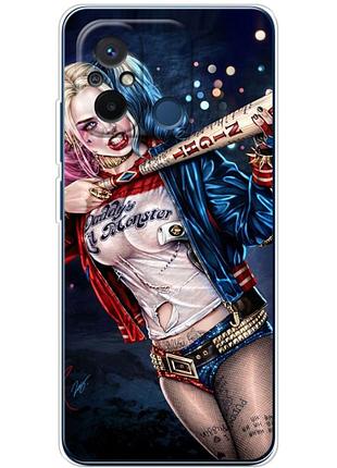 Чохол силіконовий з картинкою на xiaomi redmi 12c (харли квинн, harley quinn)