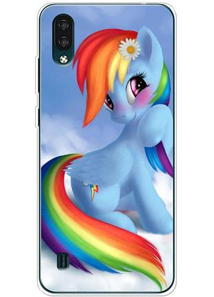 Чехол силиконовый с картинкой на zte blade a51 lite (литл пони, my little pony)