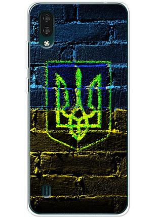 Чехол силиконовый с картинкой на zte blade a51 lite (патриотический, герб украины)