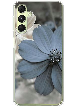 Чехол силиконовый с картинкой на samsung galaxy a24 (a245) (цветок гербера)
