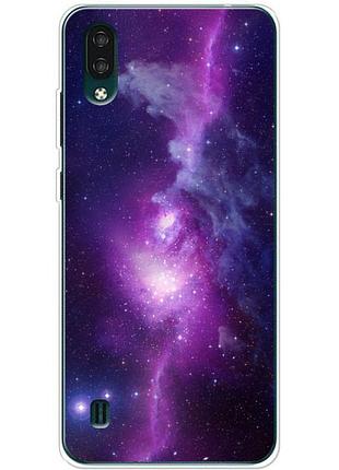 Чехол силиконовый с картинкой на zte blade a51 lite (космос)