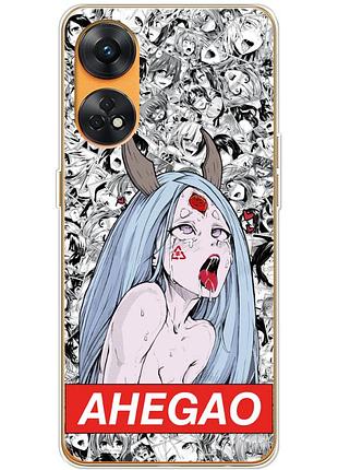 Чохол силіконовий з картинкою на oppo reno 8t 4g (аніме, anime)