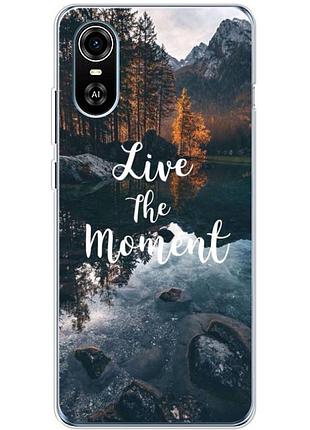 Чохол силіконовий з картинкою на zte blade a31 plus (природа, озеро в горах)