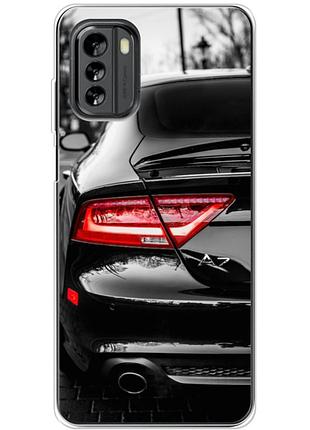 Чехол силиконовый с картинкой на nokia g60 (машина, audi a7)