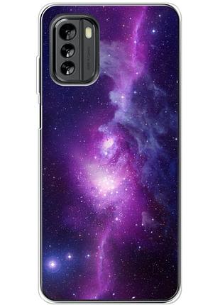 Чехол силиконовый с картинкой на nokia g60 (космос)