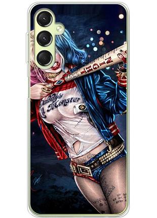 Чехол силиконовый с картинкой на samsung galaxy a24 (a245) (харли квинн, harley quinn)