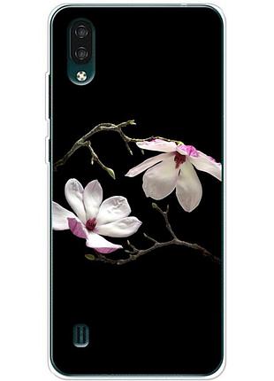 Чехол силиконовый с картинкой на zte blade a51 lite (цветок, монголия)
