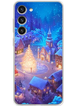 Чохол силіконовий з картинкою на samsung galaxy s23 plus (s916) (новорічний)