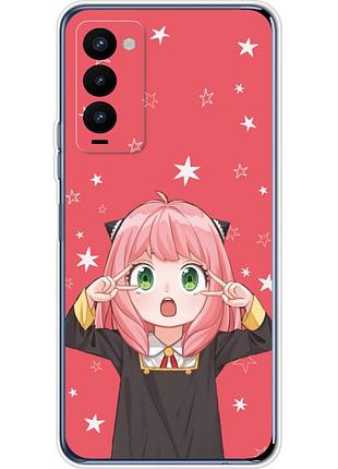 Чехол силиконовый с картинкой на tecno camon 18p (аниме, anime)