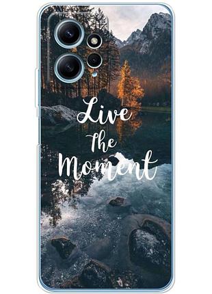 Чехол силиконовый с картинкой на xiaomi redmi note 12 4g (природа, озеро в горах)