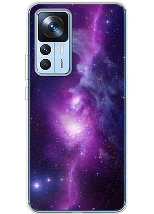 Чохол силіконовий з картинкою на xiaomi 12t (космос)