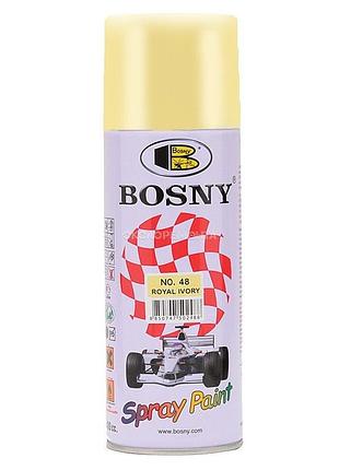 Акрилова аерозольна фарба bosny слонова кістка 400 мл