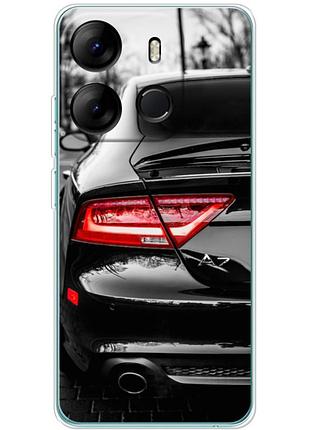 Чохол силіконовий з картинкою на tecno spark go 2023 (машина, audi a7)