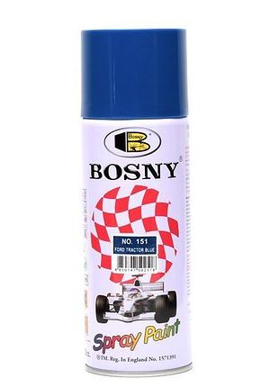 Акрилова аерозольна фарба bosny сіро-синій 400 мл
