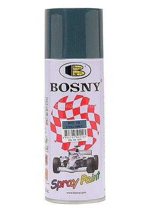 Акрилова аерозольна фарба bosny сіра сталь 400 мл