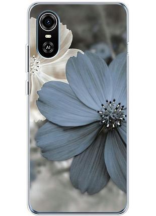 Чехол силиконовый с картинкой на zte blade a31 plus (цветок гербера)