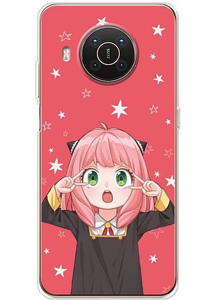 Чохол силіконовий з картинкою на nokia x20 (аніме, anime)