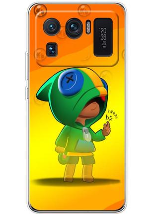 Чохол силіконовий з картинкою на xiaomi mi 11 ultra (бравл старс, brawl stars)