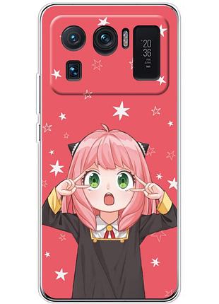 Чехол силиконовый с картинкой на xiaomi mi 11 ultra (аниме, anime)