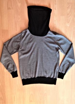 Шерстяной свитер моргано (италия), размер 448 фото