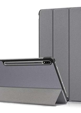 Чехол книжка для планшета samsung galaxy tab s8 11' 2022 sm-x700 sm-x706 серый / gray