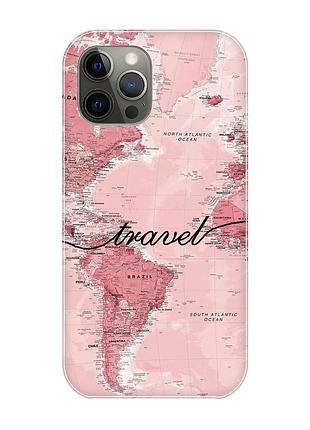 Чохол на iphone 12 pro max :: карта (принт 319)