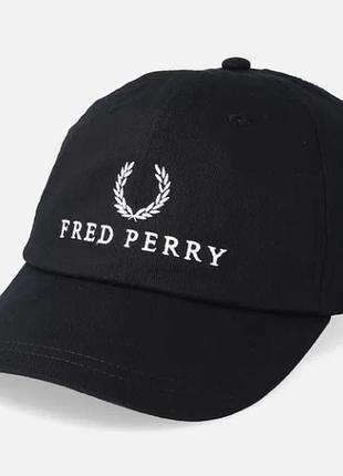 Кепка fred perry tennis cap black flexfit