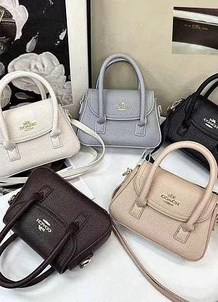 Жіноча сумка coach, сумка коач, сумочка coach, крос-боді, сумка через плече, crossbody