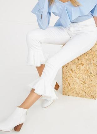 Білі джинси zara