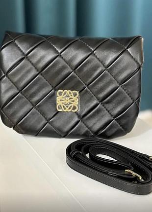 Женская кожаная сумка loewe,из натуральной кожи, crossbody, брендовая сумка, кроссбоди