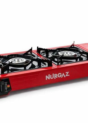 Газовая плита nurgaz ng-502 + пьезоподжиг
