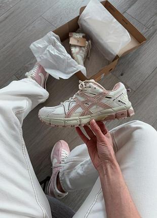 Женские кроссовки asics wmns gel kahana 8 white pink