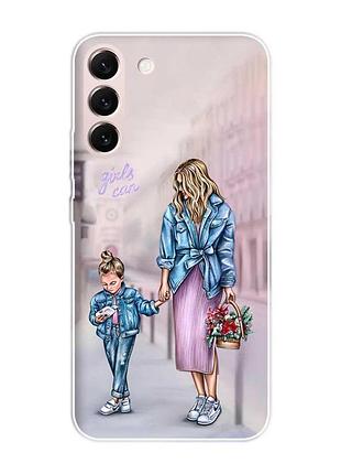 Чохол на samsung galaxy s22 :: мама і донька (принт 56)